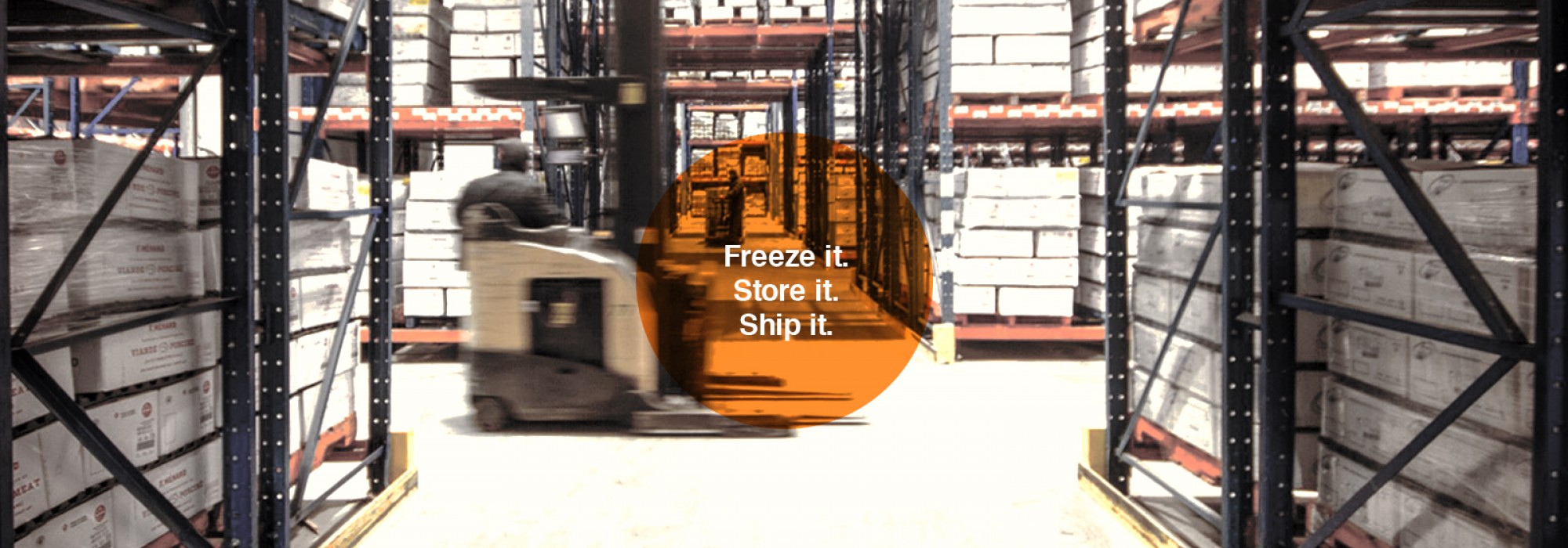 Freeze it. Store it. Ship it.